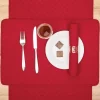 Abbott Scarlet Quilted Table Linens