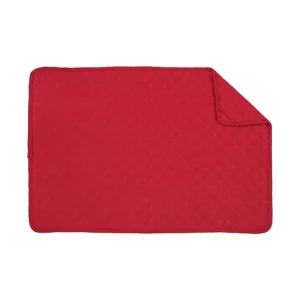 Abbott Scarlet Quilted Table Linens