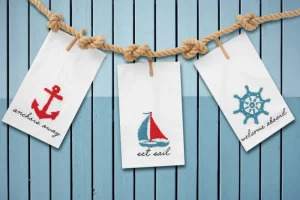Anchors Away Kitchen Towel