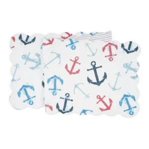 Anchors Away Quilted Table Linens