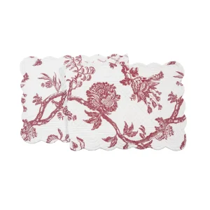 Arcadia Crimson Table Linens