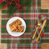 Axel Plaid Woven Table Linens