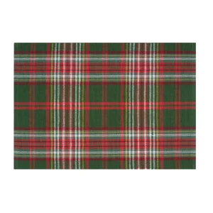 Axel Plaid Woven Table Linens