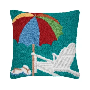 Beach Umbrella Decorative Pillow