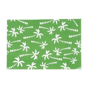Beachy Palm Table Linens