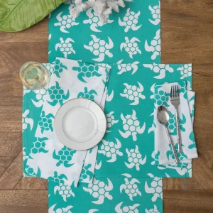 Beachy Turtle Table Linens