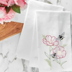 Bees & Poppies Kitchen Towel