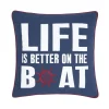 Better On The Boat Decorative Pillow