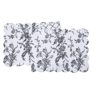 Bleighton Black Quilted Table Linens