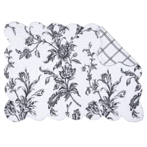 Bleighton Black Quilted Table Linens