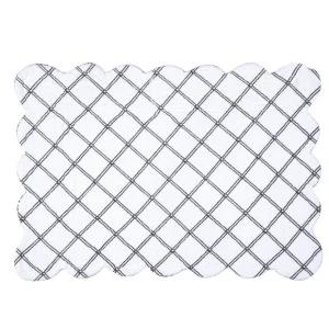 Bleighton Black Quilted Table Linens
