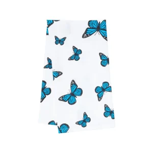 Blue Butterfly Kitchen Towel
