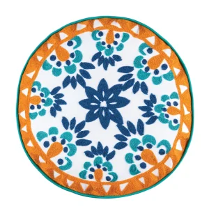 Blue Medallion Pillow