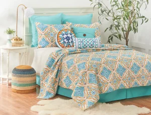 Blue Medallion Pillow