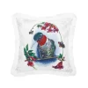 Botanical Hummingbird Pillow