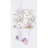 Bunnies in a Basket Easter Kitchen Towel