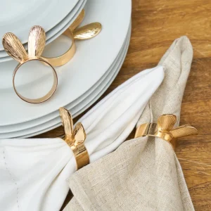 Bunny Ears Napkin Rings, Set of 4