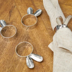 Bunny Ears Napkin Rings, Set of 4