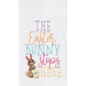 Bunny Stops Here Kitchen Towel