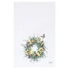 Butterfly Wreath Kitchen Towel