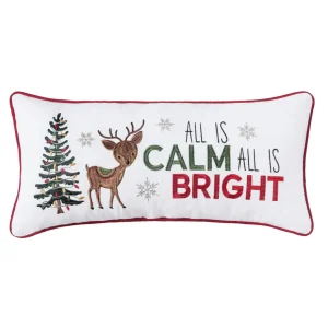 Calm & Bright Reindeer Pillow