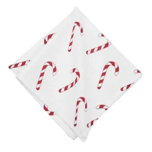 Candy Cane Wishes Printed Table Linens