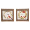 Cardinal Wreath Shelf Sitters