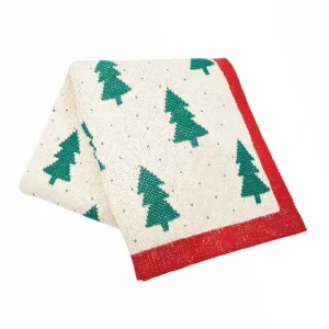 Christmas Knitted Throw