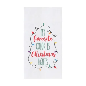 Christmas Lights Kitchen Towel