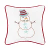 Coastal Snowman Pillow