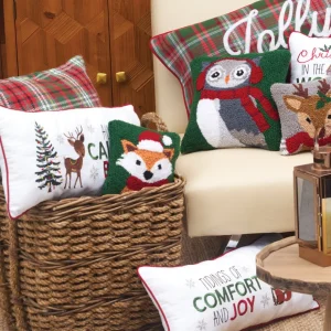 Comfort & Joy Fox Pillow