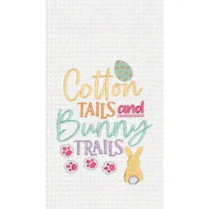Cotton Tails & Bunny Trails Waffle Weave Towel