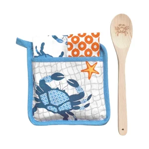 Crab Potholder, Set of 4