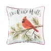 Deck the Halls Cardinal Pillow