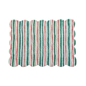 Delwyn Cardinal Quilted Table Linens