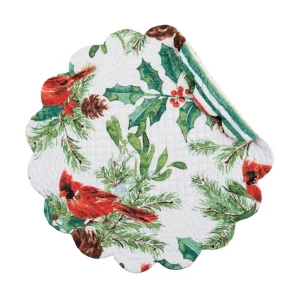 Delwyn Cardinal Quilted Table Linens
