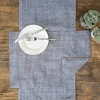 Diamond Indigo Table Linens