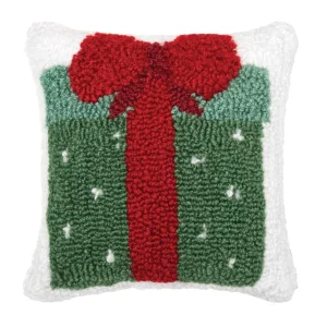 Dotted Present Hooked Mini Pillow