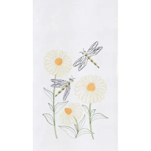 Dragonflies & Daisies Kitchen Towel