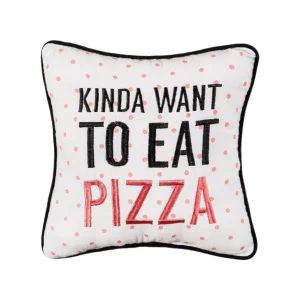 Eat Pizza Decorative Pillow