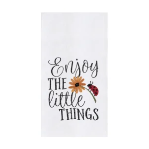 Enjoy the Little Things Ladybug Kitchen Towel