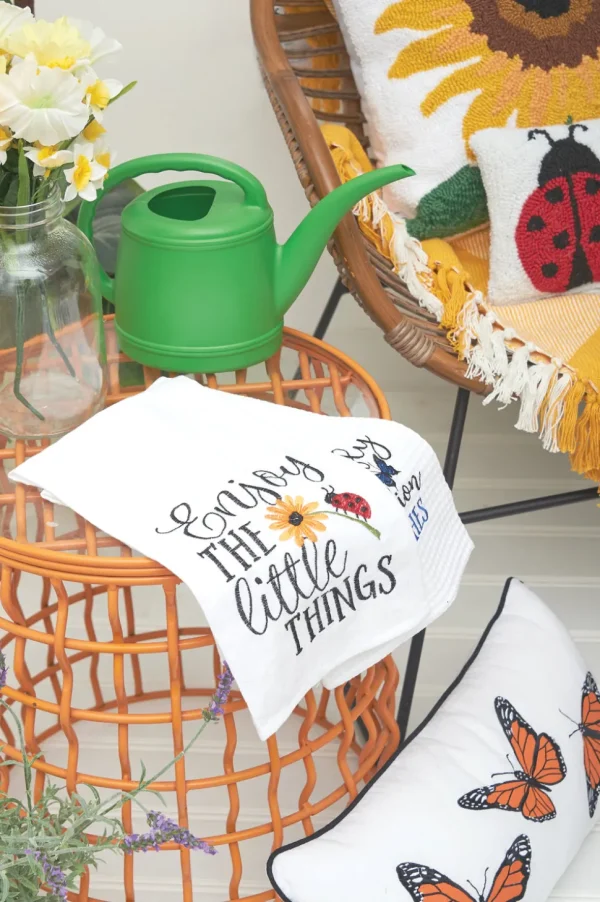 Enjoy the Little Things Ladybug Kitchen Towel