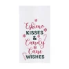 Eskimo Kisses & Candy Cane Wishes Flour Sack Towel