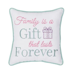 Family Is A Gift Decorative Pillow