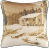 Fishing Cabin Decorative Pillow