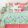 Flamingo Garden Quilt Set