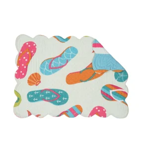 Flip Flop Life Quilted Table Linens