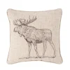 Forest Moose Decorative Pillow