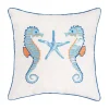 Galapagos Seahorse Decorative Pillow