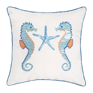 Galapagos Seahorse Decorative Pillow